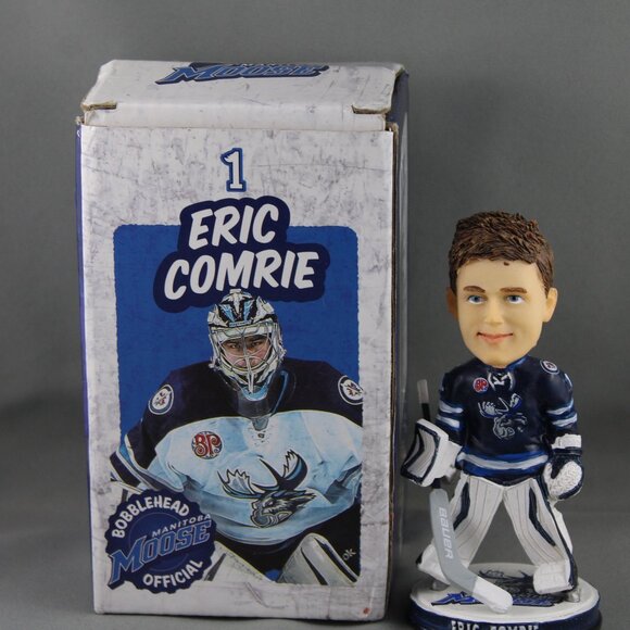 Manitoba Moose Bobblehead - Eric Comried 2017 SGA - 3000 Released - Picture 1 of 9